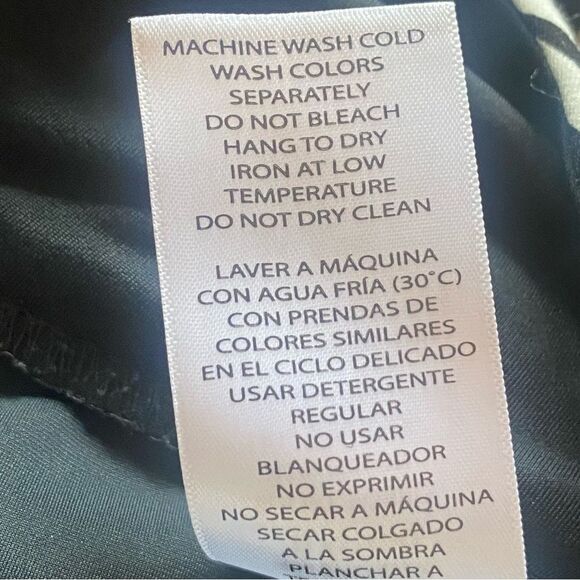 S.C. & Co Black and White Floral Print Skorts Size XXL - Picture 5 of 10